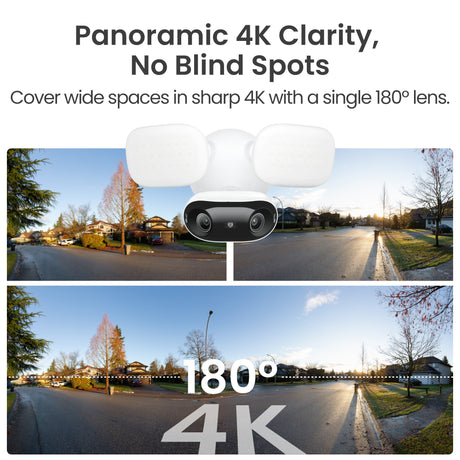 Kamera bezpieczeństwa Reolink F751W Elite Floodlight WiFi (biała, UHD 4K, WiFi)