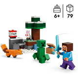 Zestaw LEGO Minecraft Przygoda Steve'a w Tajdze dla dzieci - 21583