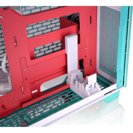 Obudowa mini tower Thermaltake tr100 miętowa truskawka (miętowa jagoda | 2x USB-A | 1x USB-C)
