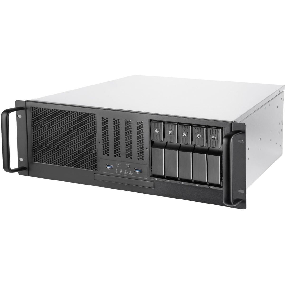 Obudowa rack Silverstone RM41-H08 (czarna | 2x USB-A 3.2 (5 Gbit s))