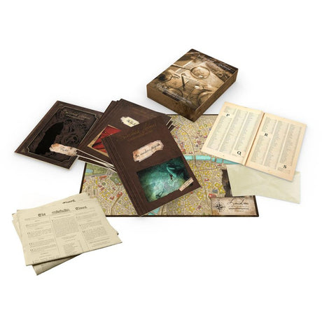Asmodee Sherlock Holmes detektyw konsultacyjny: Tamiza morderstwa inne sprawy gra planszowa (angielski, 1–8 graczy, 60–90 minut, od 12 lat)