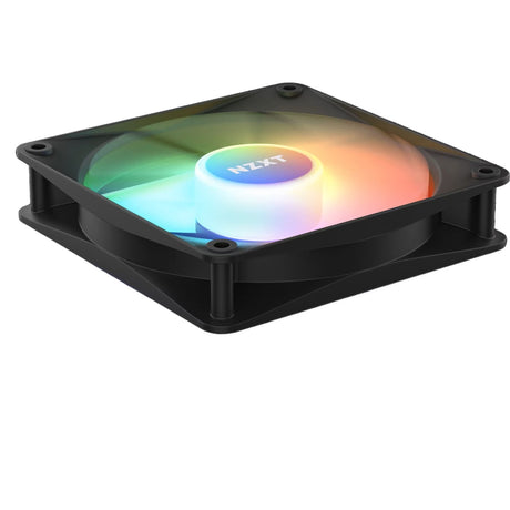 Wentylator z rdzeniem rgb Nzxt f120 rgb (czarny, 120 x 120 x 26 mm, pwm, bez kontrolera)