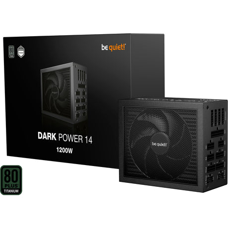 Bądź cicho! Zasilacz modułowy Dark Power 14 o mocy 1200 W (czarny, 2x 12v-2x6, 4x pcie)