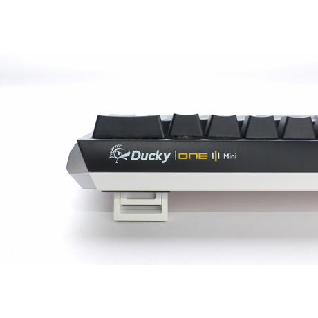 Ducky one 3 klasyczna klawiatura mechaniczna mini rgb (czarna, układ amerykański (qwerty), wiśniowy mx brązowy, 60%, dioda rgb, podwójny strzał pbt, możliwość wymiany podczas pracy, mechanika szarlatana)