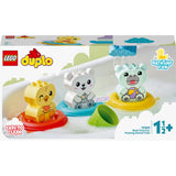 Lego Duplo - Zabawa w kąpieli: Zabawka konstrukcyjna pływającego pociągu ze zwierzętami (10965)