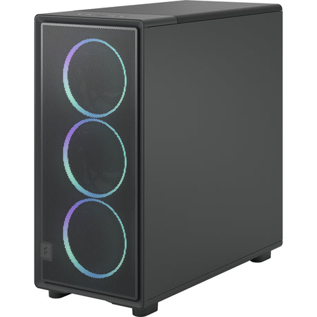 Fractal design epoch xl tg rgb obudowa midi tower (czarna | 2x usb-a | 1x usb-c | rgb | szkło hartowane)