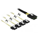 Delock mini SAS SFF-8087 > 4x adapter SATA 7-pin (1 metr)