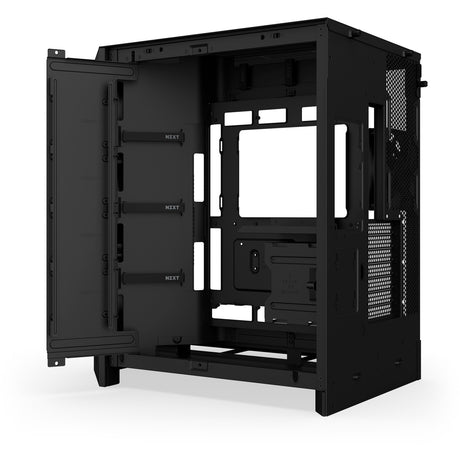 Obudowa midi tower Nzxt h9 flow (czarna (matowa) | 2x USB-A | 1x USB-C | szkło hartowane)