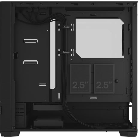 Obudowa Midi Tower w stylu Fractal Pop Silent Black tg Clear Tint (czarny | 2x USB-A | szkło hartowane)