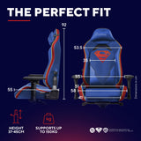 Fotel gamingowy Trust GXT 721SM Ruya Pro Superman (niebieski czerwony)