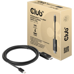 Kabel Club 3D mini displayport 1.4 na HDMI (czarny, 1,8 m)