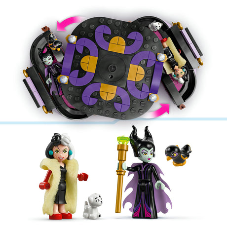 Lego ® Disney Złoczyńcy - Sukienki Maleficent i Cruelli de Mon - 43262