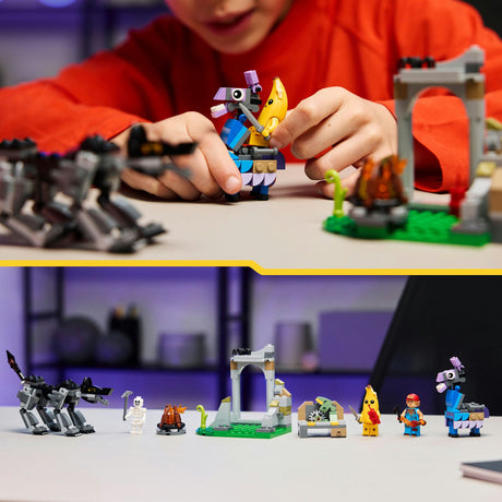 Lego® Fortnite® Obóz Peely'ego i świec zapłonowych — 77075