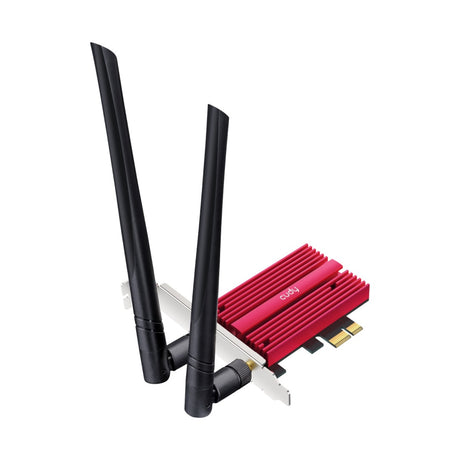 Adapter Cudy AX5400 Wi-Fi 6e Bluetooth 5.3 PCI-E WLAN (czerwony)