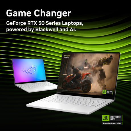 Laptop do gier Asus Rog Zephyrus G14 Ga403um-QS024W 14 Copilot+ (biały | Ryzen 9 270 | RTX 5060 | 16 GB | 1 TB SSD | OLED)
