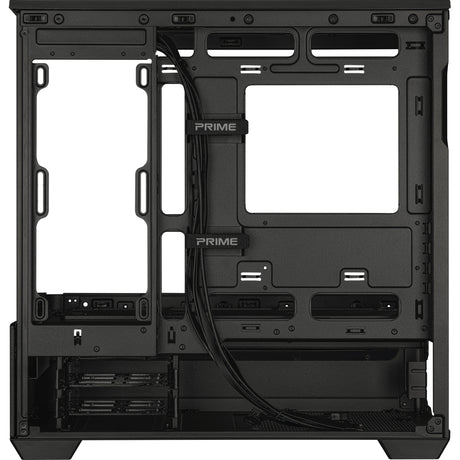 Obudowa Asus Prime Ap202 Midi Tower (czarna | 2x USB-A | 1x USB-C | RGB | szkło hartowane)