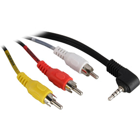 Goobay av 3,5 mm > 3x kabel chich (1,5 metra)