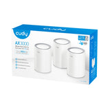 Cudy ax3000 2,5g mesh Wi-Fi 6 system (3 sztuki) router mesh (biały)