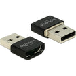 Delock Adapter żeński HDMI-A na USB-A (czarny)