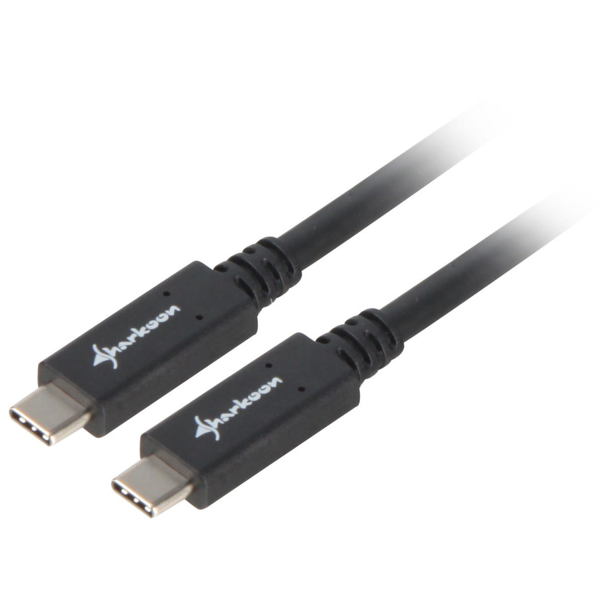 Kabel Sharkoon USB-C 3.2 > USB-C (czarny, 0,5 m)