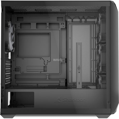 Obudowa mini tower Sharkoon mk3 rgb (czarna | 2x usb-a | 1x usb-c | rgb | szkło hartowane)
