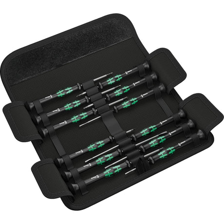 Zestaw mikro wkrętaków Wera kraftform 12sb1 (czarno-zielony, do urządzeń elektrycznych)