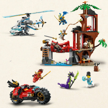 Lego Ninjago 71857 Pojazdy ninja w domku na drzewie