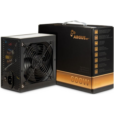 Zasilacz inter-tech argus bps-600 600 W (czarny, 4x pcie)