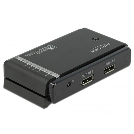 Przełącznik Delock DisplayPort 2x 2 Displayport In do 1x 2 Displayport Out (czarny)