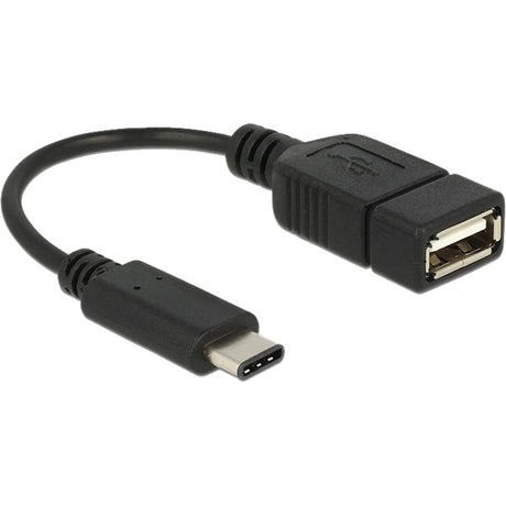 Delock Adapter USB-C 2.0 > USB-A (czarny, 0,15 m)
