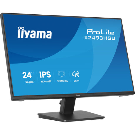 Monitor Iiyama prolite x2493hsu-b1 23.8 (czarny (matowy), 120 Hz, HDMI, Display Port, USB, audio)