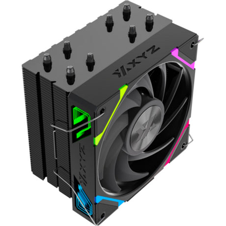 Chłodnica procesora Xyz PC Gear Thermax 4 RGB (czarna, ARGB, PWM)