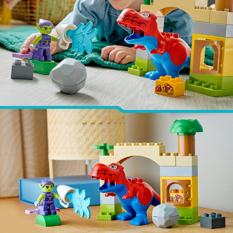 Lego Duplo 10463 Dinozaur Spidey Rex kontra zielony goblin