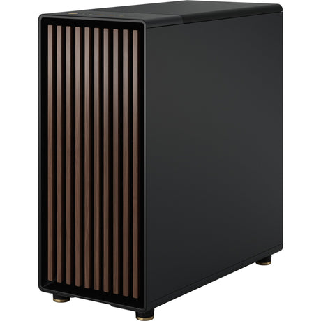 Obudowa North Midi Tower o konstrukcji fraktalnej (kolor czarnego drewna | 2x USB-A | 1x USB-C)