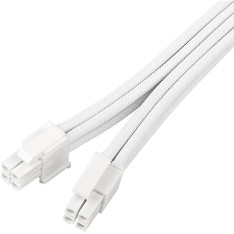 Przedłużacz Silverstone sst-pp07e-eps8w-v2, eps 12v 8pin (4+4) (biały, 30 centymetrów)