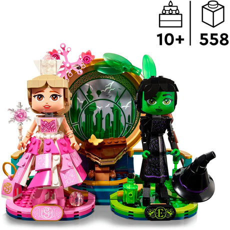 Figurki Lego niegodziwego elphaby i glindy - 75682