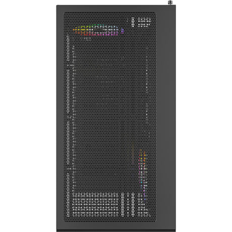 Obudowa midi tower Montech xr (czarna | 2x USB-A | 1x USB-C | RGB | szkło hartowane)