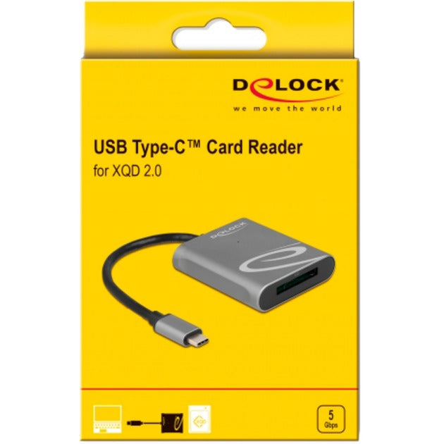 Delock Czytnik kart USB-C do czytnika kart XQD 2.0 (szary)