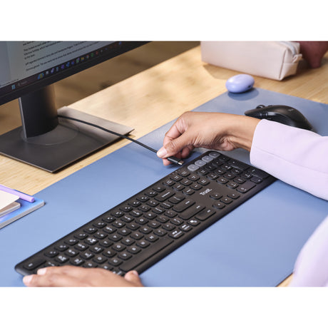 Zaufaj bezprzewodowej klawiaturze Vaiya (czarna, układ amerykański (qwerty), 100%, bluetooth 2,4 GHz)