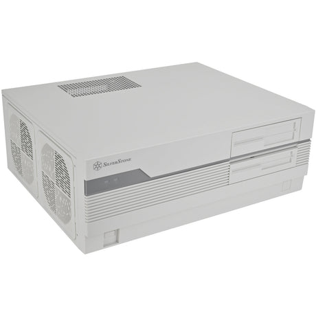 Obudowa Silverstone FLP01 HTPC (kremowa | 2x USB-A | 1x USB-C)