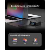 Stacja ładująca Icy Box 240W Gan (czarna, 4x USB-C, 2x USB-A)