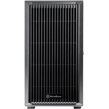 Obudowa mini tower Silverstone CS382 (czarna | 2x USB-A | 1x USB-C)