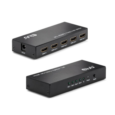 Rozdzielacz Club 3D HDMI 1x > 4x HDMI 4K 120 Hz (czarny)