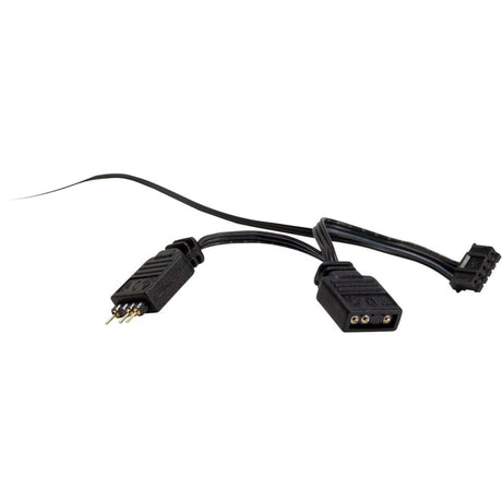 Wentylator obudowy Inter-tech Argus RS-141 RGB (czarny, 140 x 140 x 25 mm, pwm)