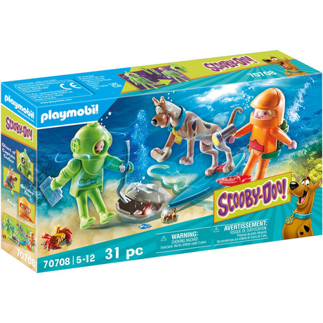Playmobil Scooby Doo! - przygoda z zabawkami konstrukcyjnymi-duchem lub kapitanem-sztućcem (70708)