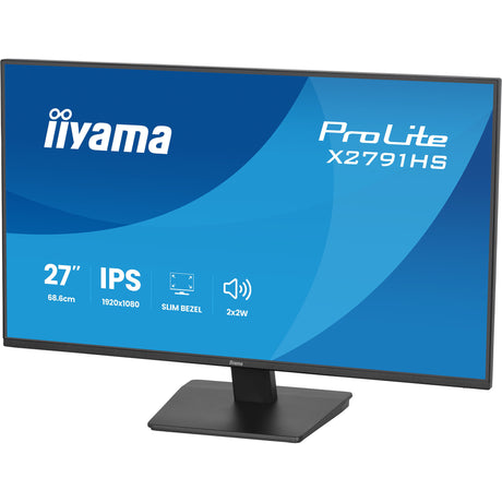 Monitor Iiyama prolite x2791hs-b1 27 (czarny (matowy), 120 Hz, HDMI, Display Port, audio)