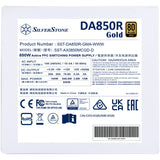 Modułowy zasilacz Silverstone sst-da850r-gma-www 850 W (biały, 4x pcie)