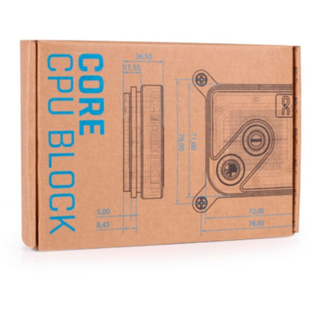 Chłodnica procesora Alphacool Core 1 czarna (czarna)