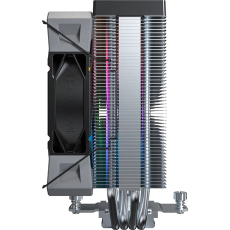 Chłodnica procesora Montech NX400 ARGB (czarna, 4-pin PWM)