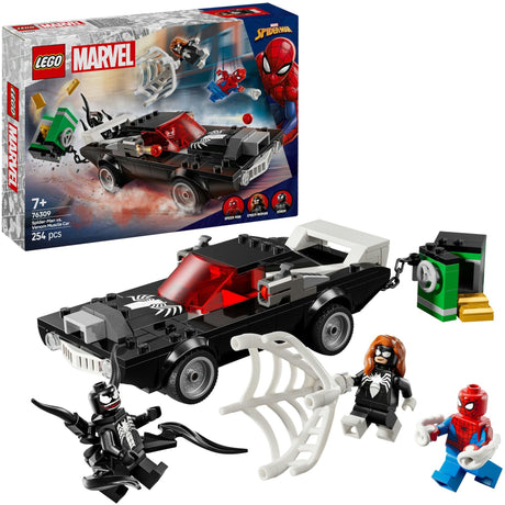 Lego® Marvel Spider-Man kontra klasyczny samochód Venoma - 76309